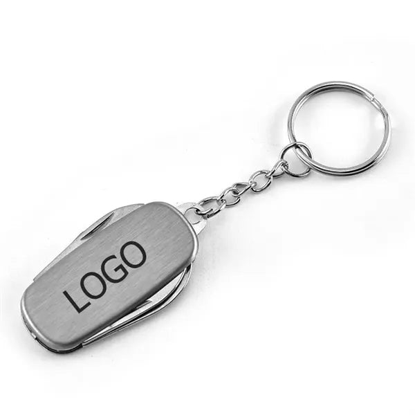 4-in-1 Stainless Steel Foldable Pocket Knives Keychain