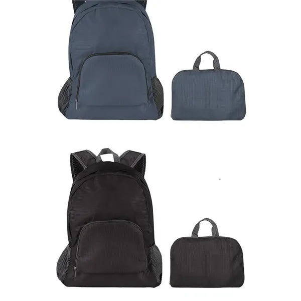 Foldable outdoor backpack travel bag