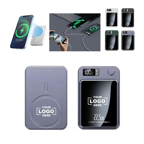 Fast Wireless Magnetic Charger 20000mAh Power Bank