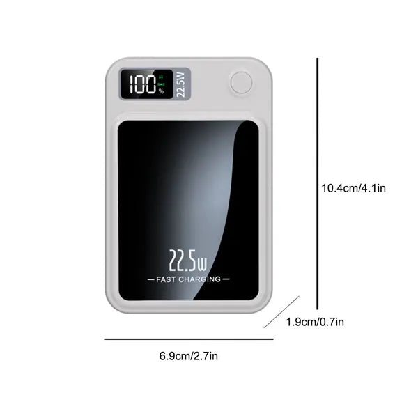 Fast Wireless Magnetic Charger 20000mAh Power Bank