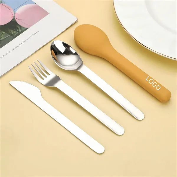 Portable Stainless Steel Knivesforks Spoons with Box