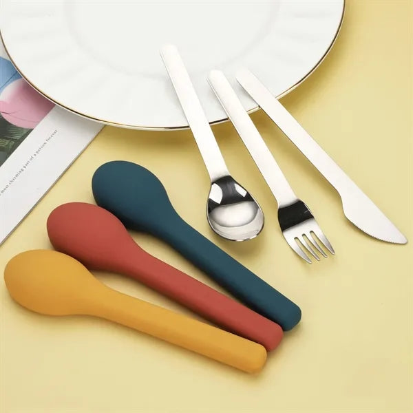 Portable Stainless Steel Knivesforks Spoons with Box