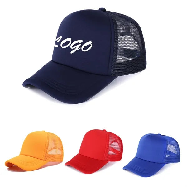 Solid Color Soft Mesh Trucker Cap