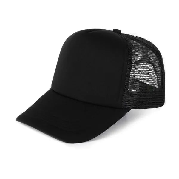 Solid Color Soft Mesh Trucker Cap