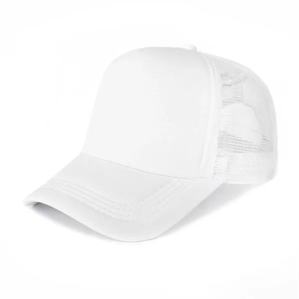 Solid Color Soft Mesh Trucker Cap