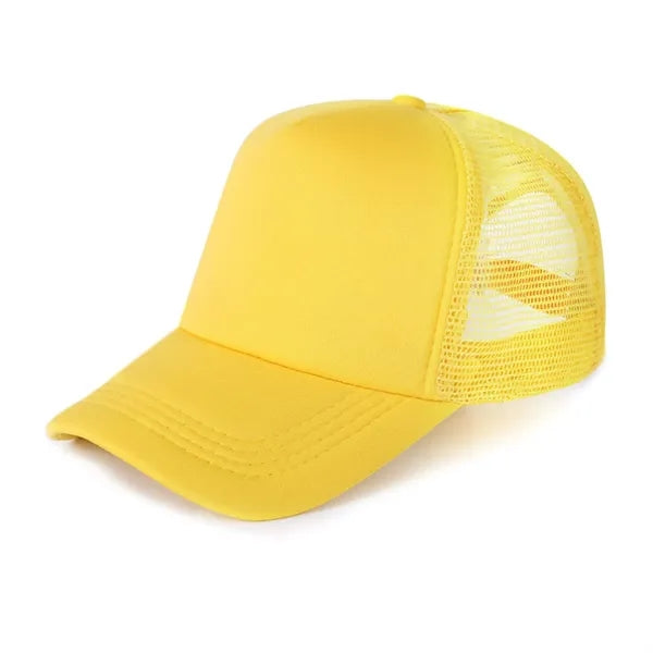 Solid Color Soft Mesh Trucker Cap