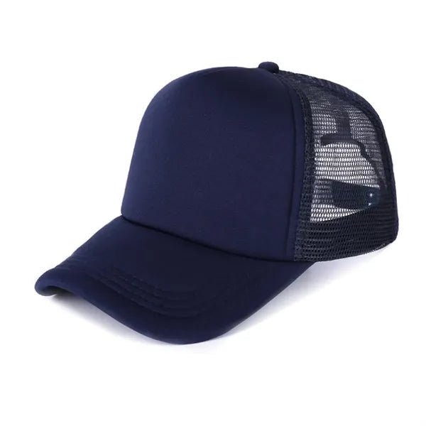 Solid Color Soft Mesh Trucker Cap