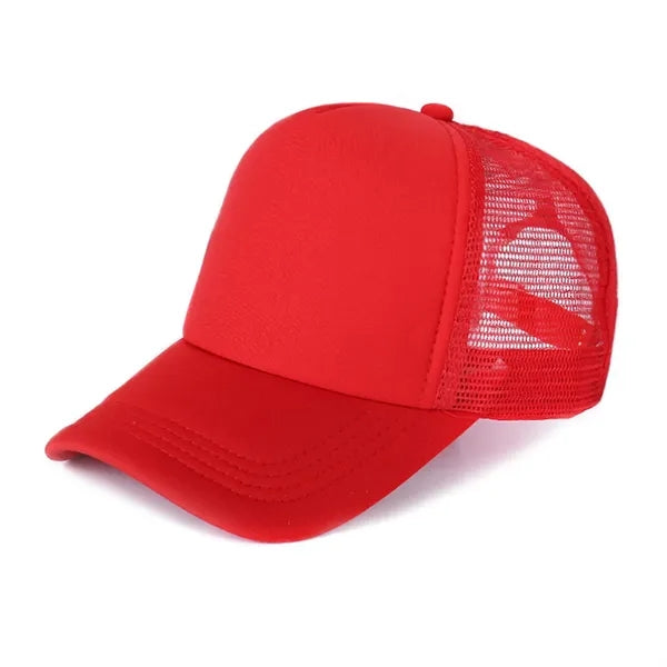 Solid Color Soft Mesh Trucker Cap