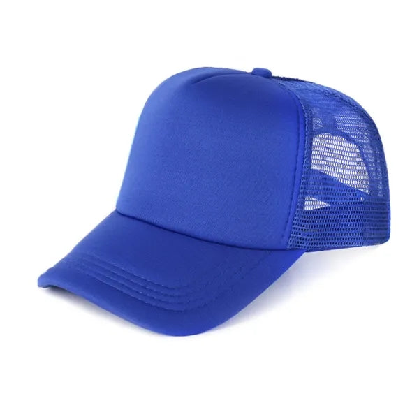Solid Color Soft Mesh Trucker Cap