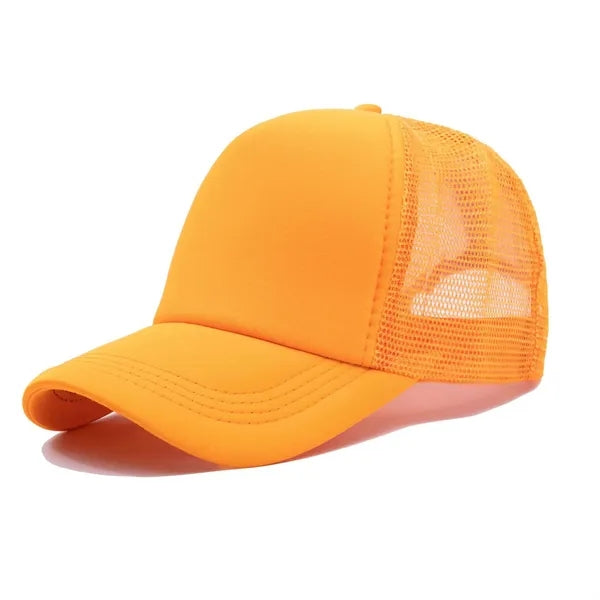 Solid Color Soft Mesh Trucker Cap