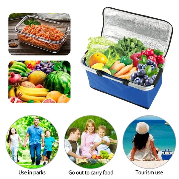 Muti-function Large Foldable Storage Cooler Insulated Bag
