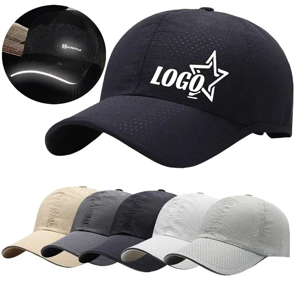 6 Panel Reflective Baseball Cap