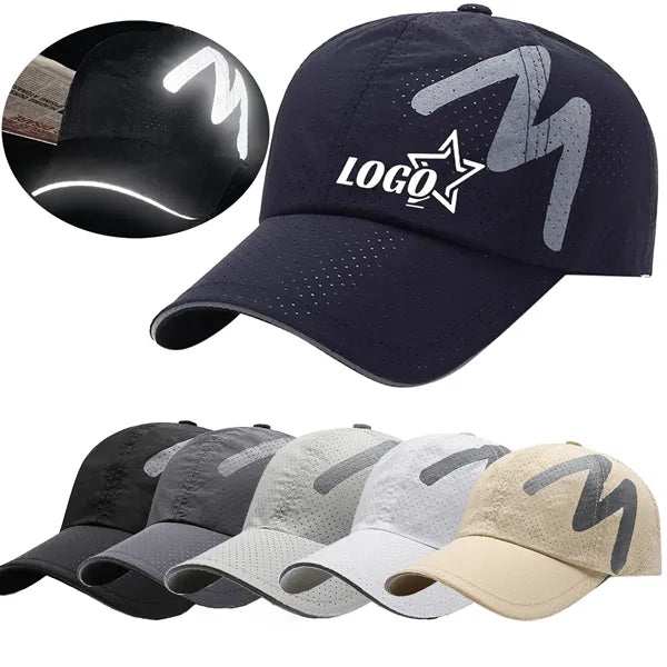 6 Panel Reflective Baseball Cap