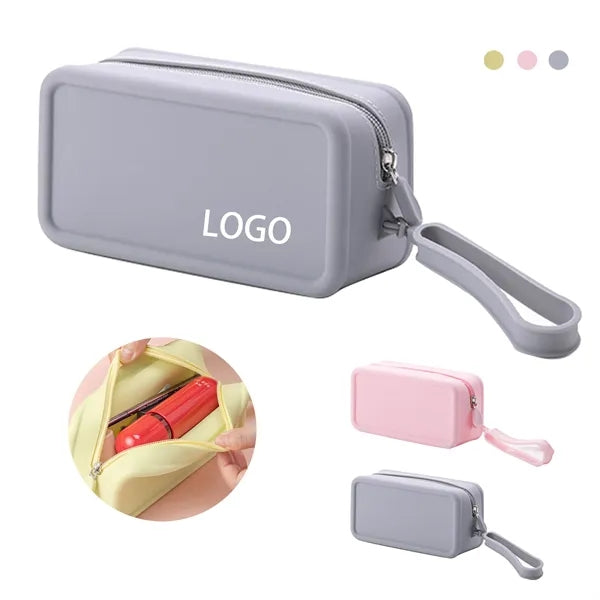 Silicone Makeup Macaron Small Square Bag