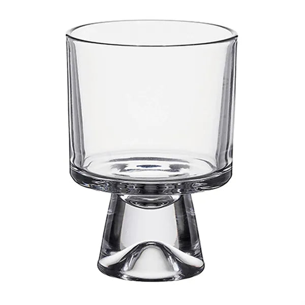 8 Oz Snow Mountain Bottom Glass