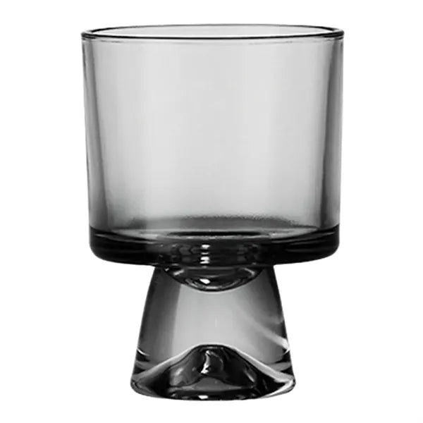 8 Oz Snow Mountain Bottom Glass