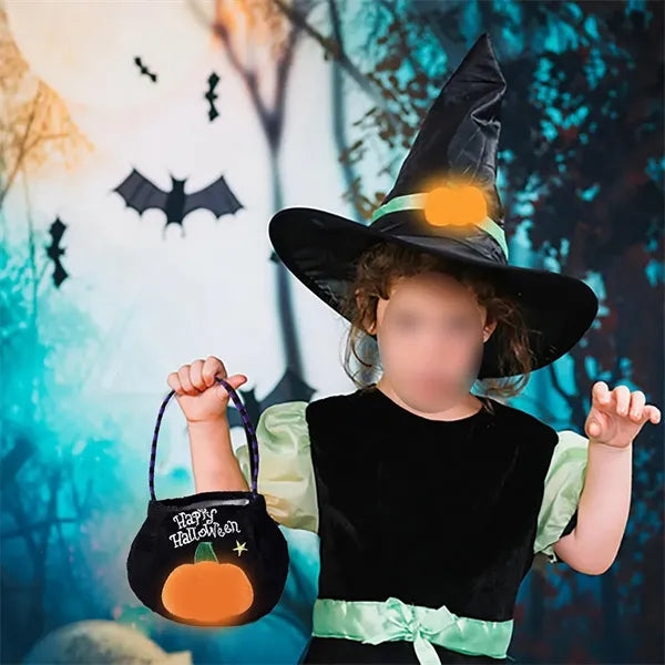 Large capacity portable cute halloween candy gift tote bag