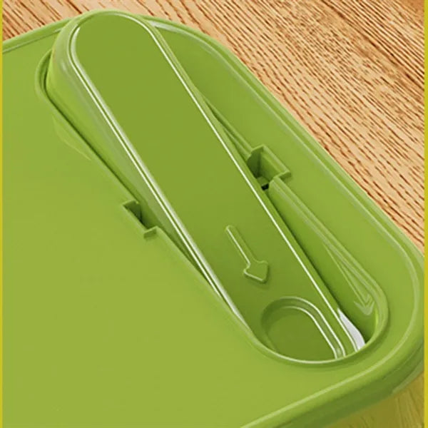 Ice Cube Tray with Lid and Bin Container Storage Bucket Kit