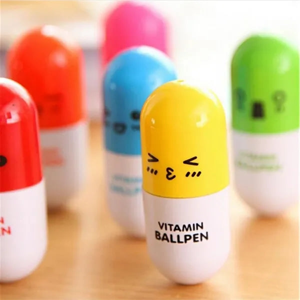 Smiling Face Capsule Pen