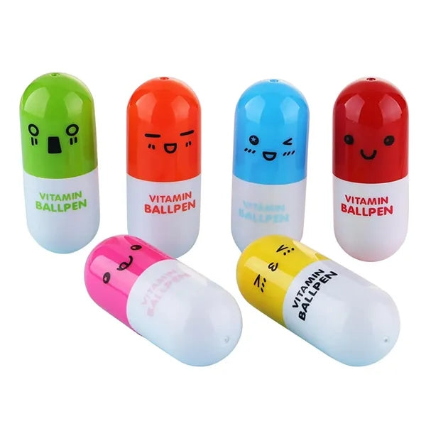 Smiling Face Capsule Pen