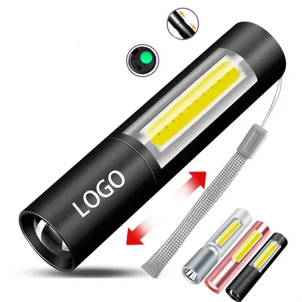 Portable Cob Side Light Mini Gift Flashlight