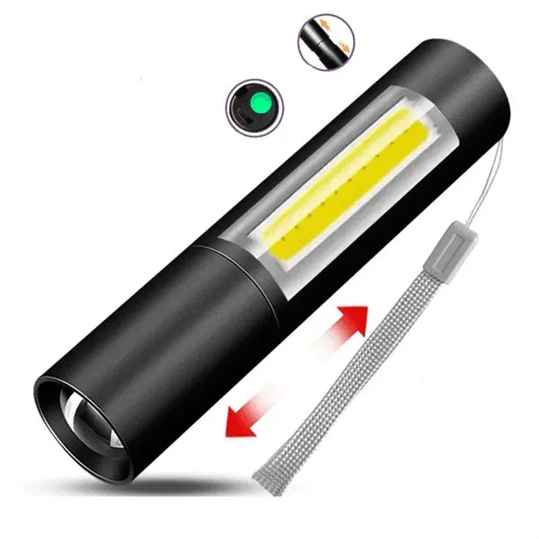 Portable Cob Side Light Mini Gift Flashlight