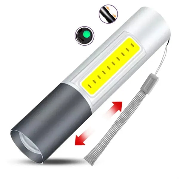 Portable Cob Side Light Mini Gift Flashlight