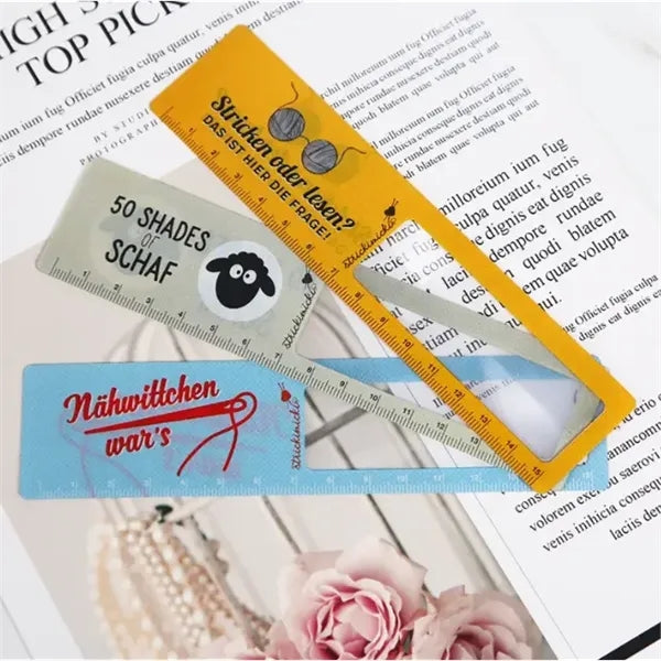 Magnifying Bookmark with 6" Ruler