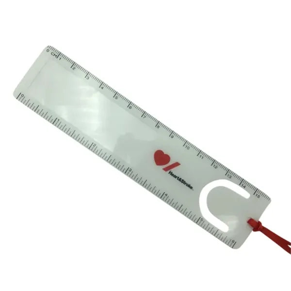 Magnifying Bookmark with 6" Ruler