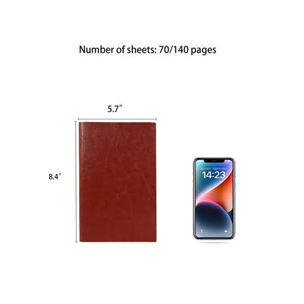 A5 Hardcover Notebook Journal With 70 Sheets