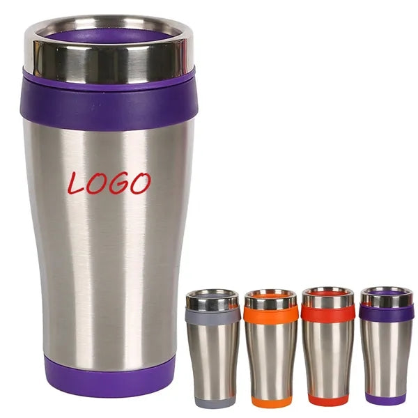 15 Oz. Portable Stainless Steel Insulated Tumbler