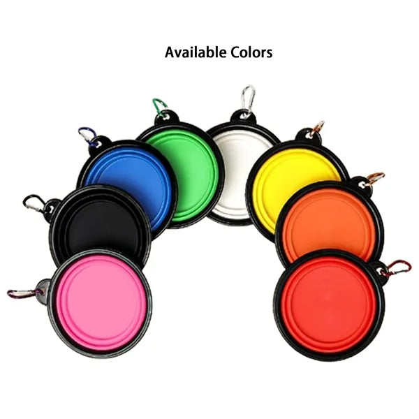Pet Silicone Feeding Dish With Hook