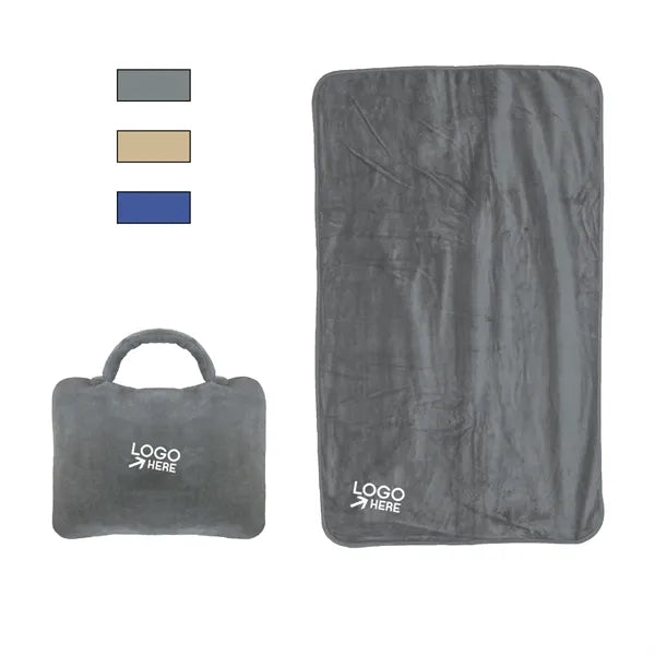 36X60 Inch Flannel Blanket With Zipper And Handle