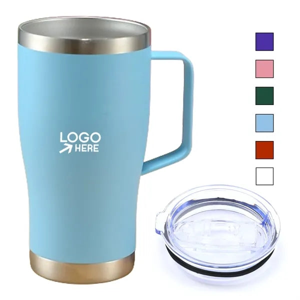 20 Oz Stylish Insulated Travel Mug With Handle