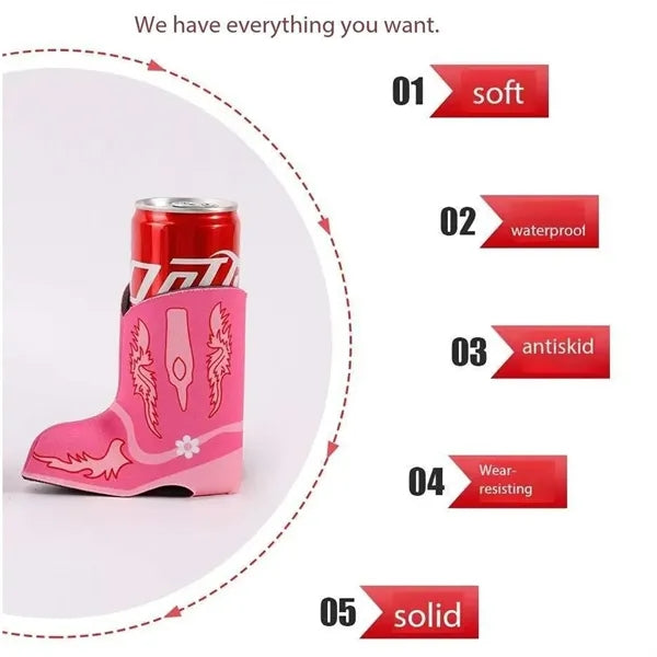 Christmas Boots Cooler Sleeve