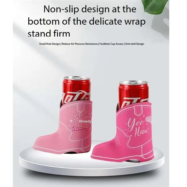 Christmas Boots Cooler Sleeve
