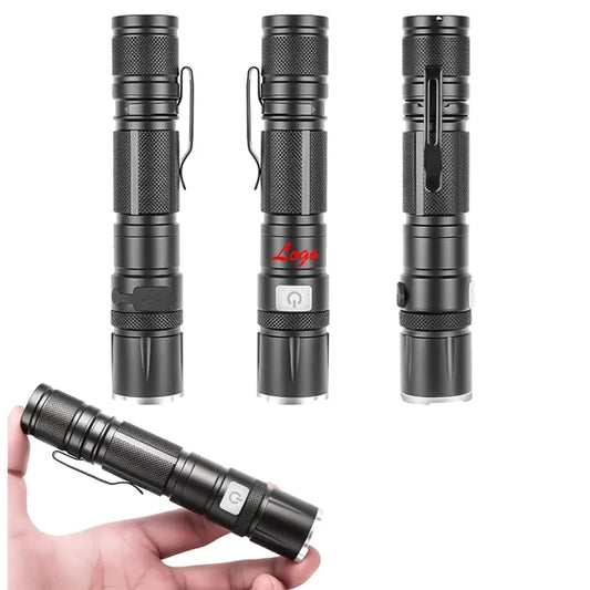 Flashlight W/ Pen Clip