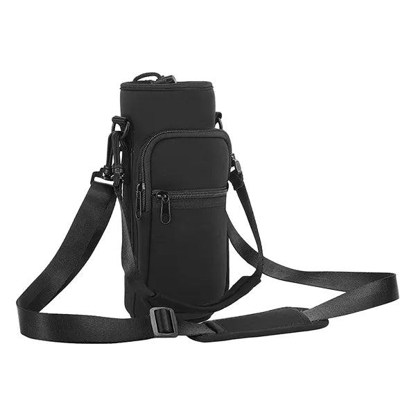 32Oz Water Bottle Carrier Bag with Adjustable Shoulder Strap