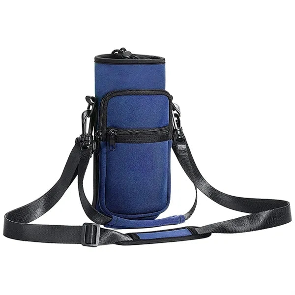 32Oz Water Bottle Carrier Bag with Adjustable Shoulder Strap