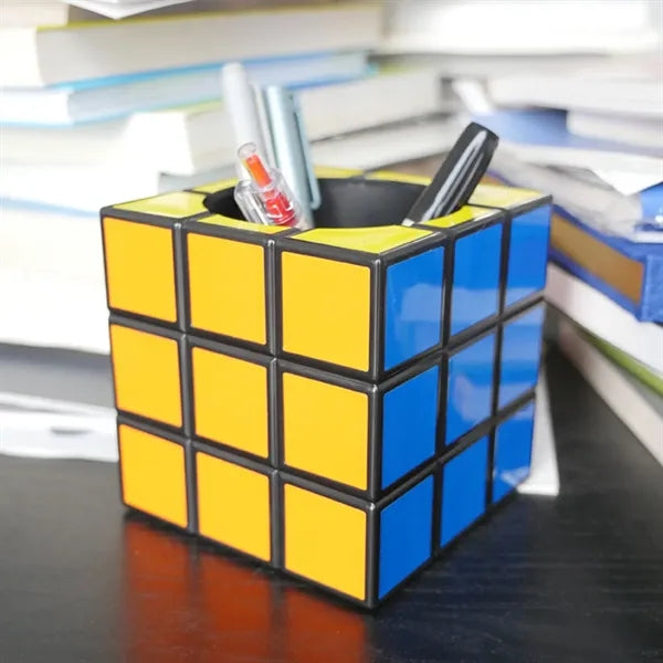 Puzzle Cube 9-Panel Pen Pot