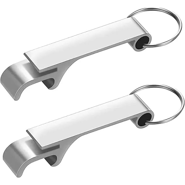 Aluminum Bottle Opener/Keychain - 2 1/2"x1/2"
