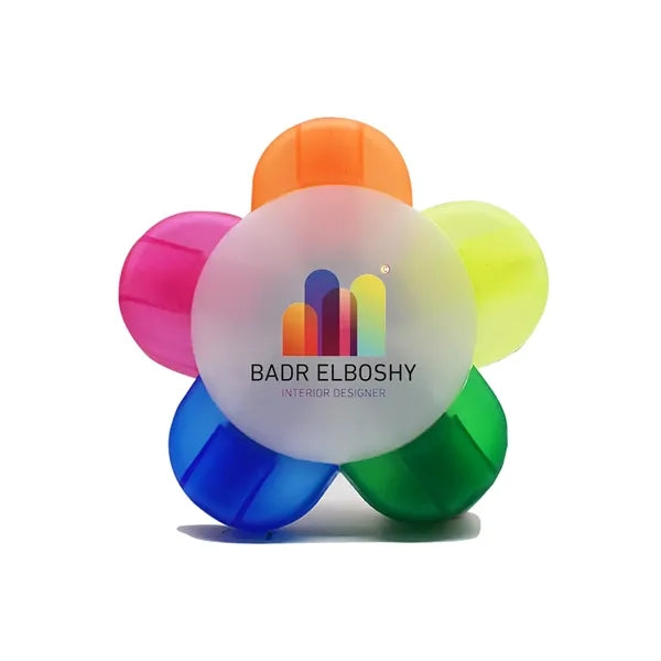 5 in 1 Colors Flower Highlighter