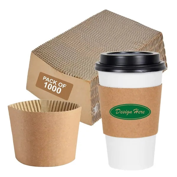 Disposable Kraft/Ripple Paper Hot Coffee Cup Sleeve