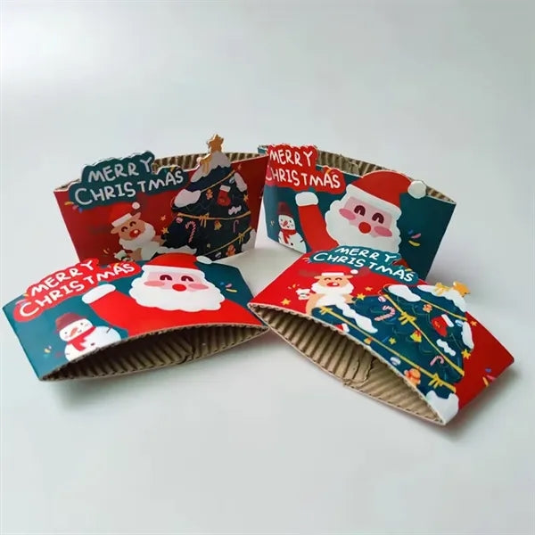 Disposable Kraft/Ripple Paper Hot Coffee Cup Sleeve