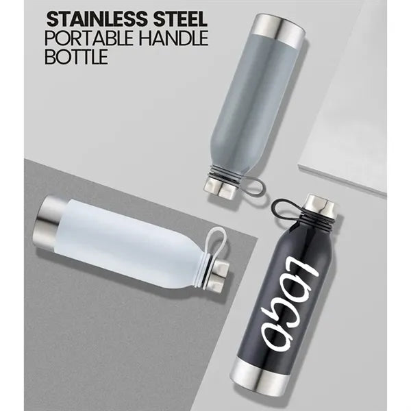 25oz Stainless Steel Leak-Proof Sports Water Bottle