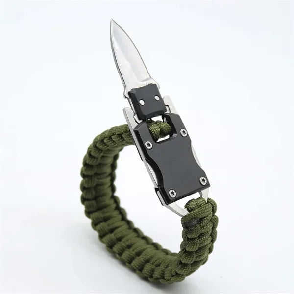 Multi Functional Steel Knife Buckle Bracelet