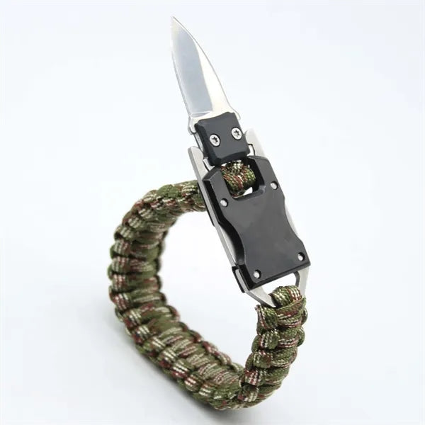 Multi Functional Steel Knife Buckle Bracelet