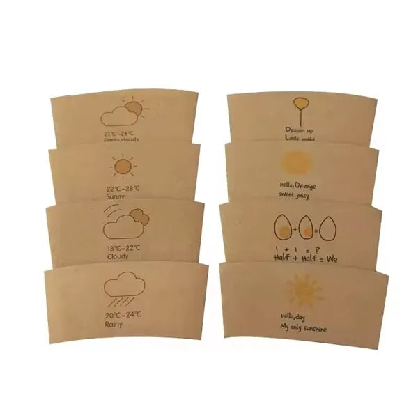 Thickened Disposable Coffee Paper Cup Sleeve