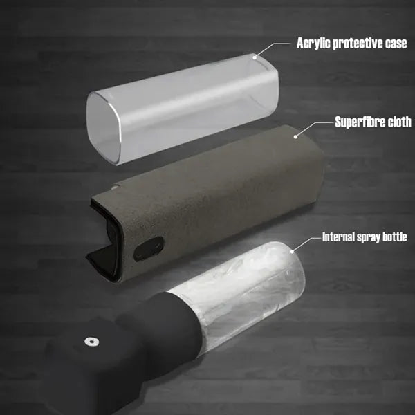 Protective UV Cover Microfiber Screen Wipe Spray Cleaner