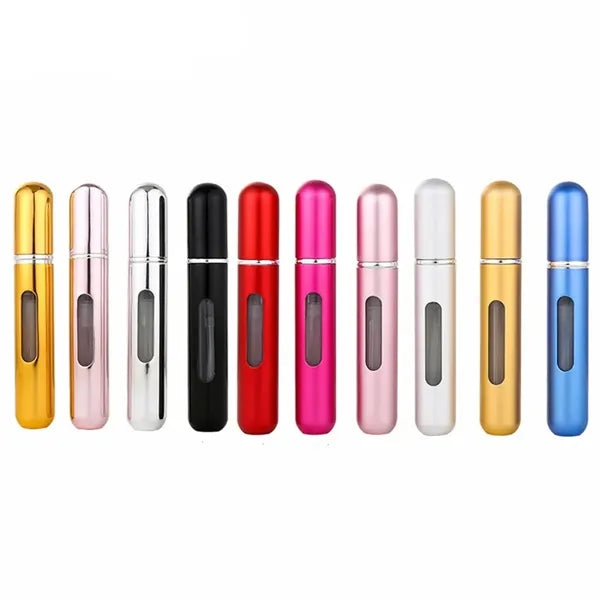 Empty 8ml Refillable Pocket Aluminium Perfume Atomizer